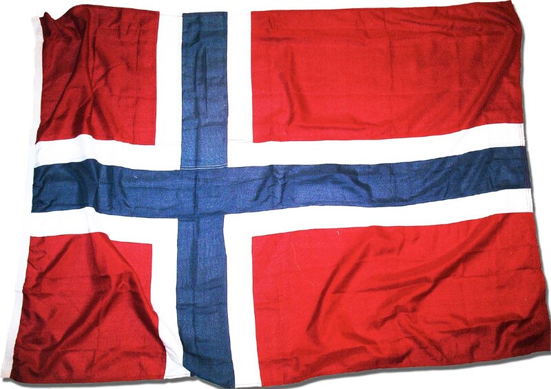 FLAGGA NORGE ADELA VÄVD POLYESTER 200CM