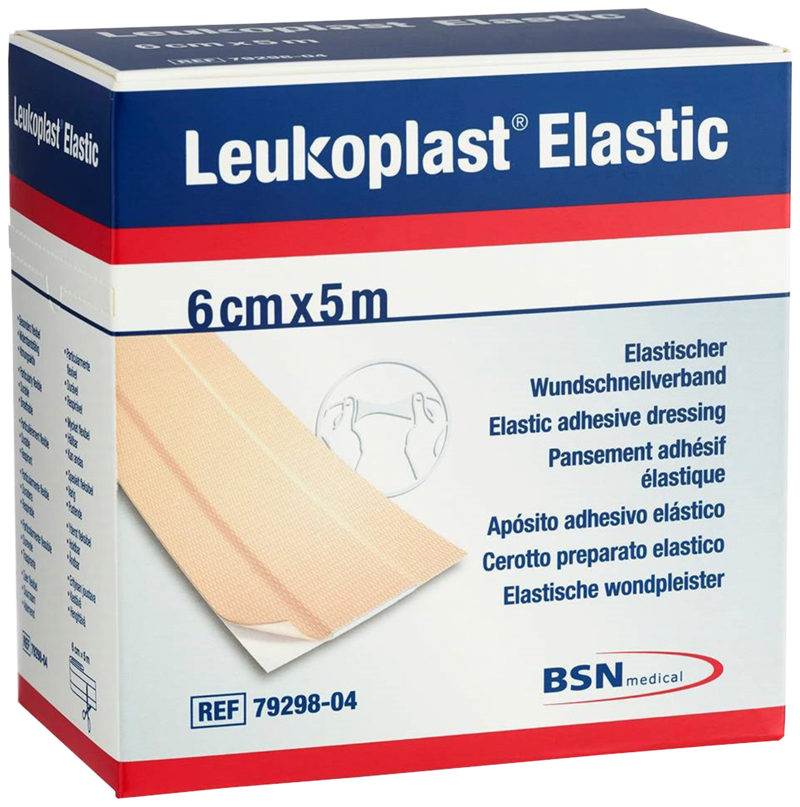 PLÅSTER ELASTIC 79298-04 LEUKOPLAST 5MX6CM