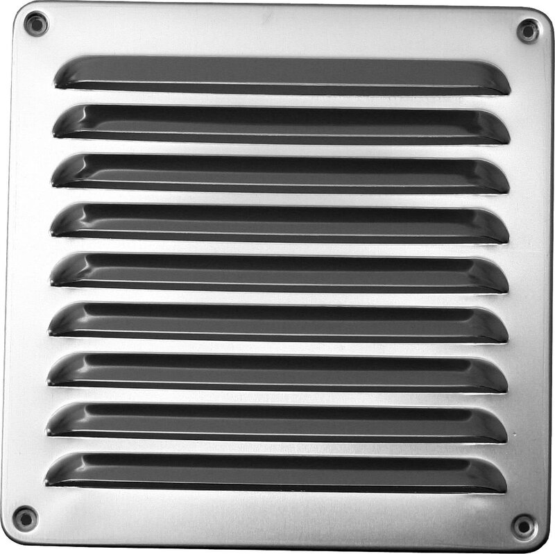 VENTILGALLER FRESH ALUMINIUM 195X195MM