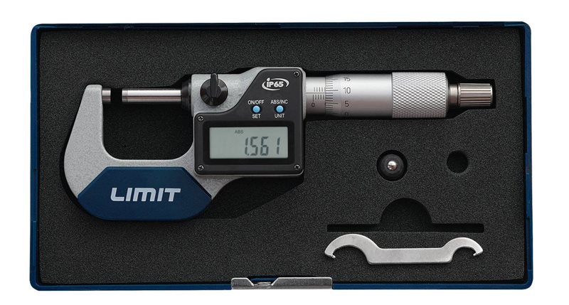 MIKROMETER DIGITAL LIMIT MDA 0-25MM IP65