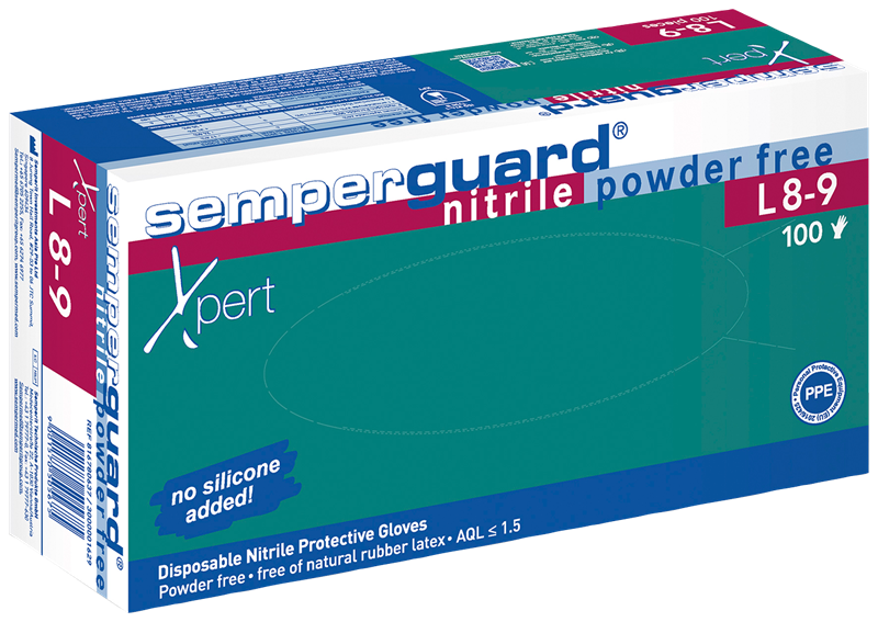 HANDSKE SEMPERGUARD NITRIL XPERT SEMPERIT 6-7