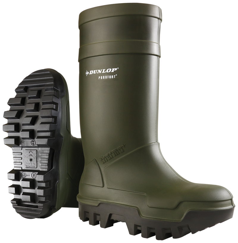 SKYDDSSTÖVEL THERMO C662933 DUNLOP PUROFORT GRÖN 5 37/38