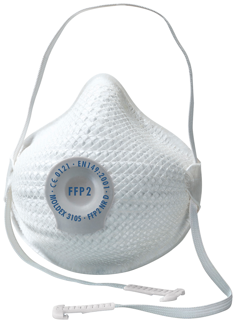 KORTTIDSMASK AIR 310501 FFP2 NR D VENTIL MOLDEX M/L