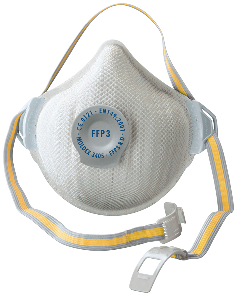 KORTTIDSMASK AIR PLUS 340512 FFP3 R D VENTIL MOLDEX