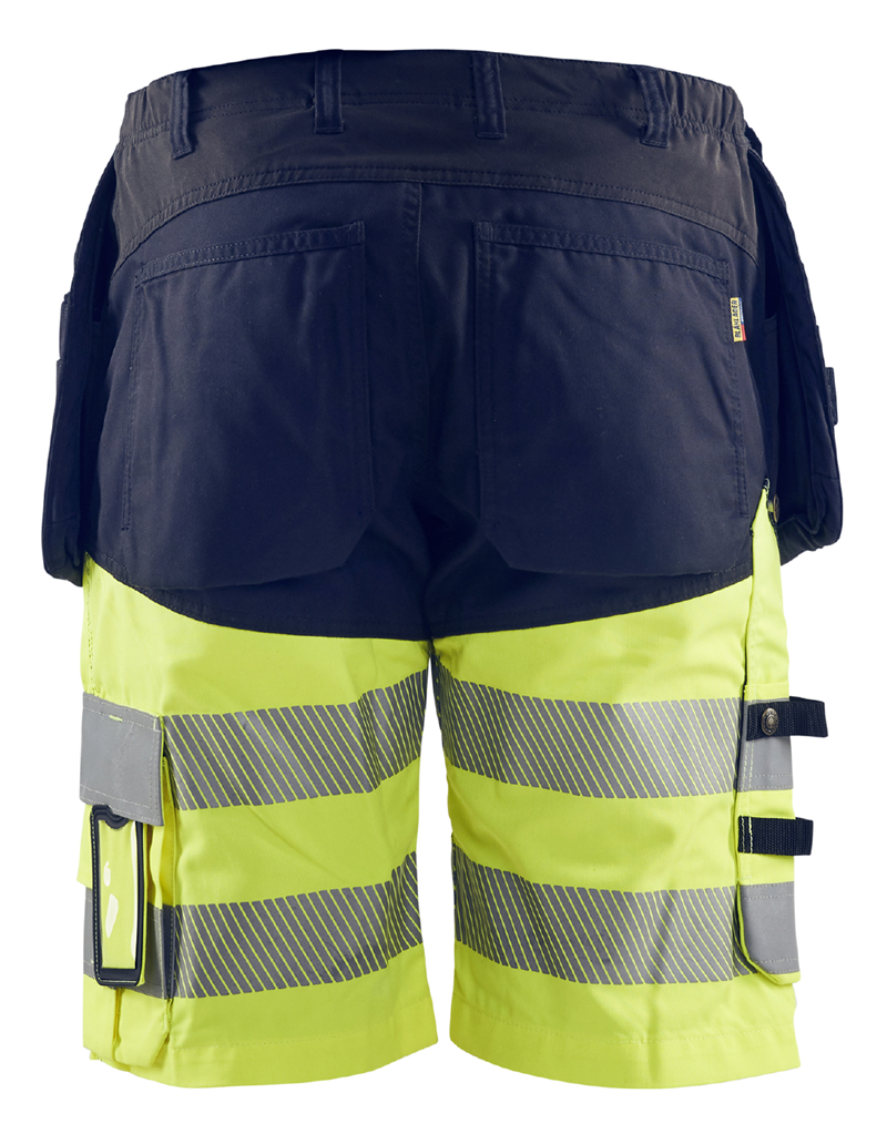 SHORTS 15961811 BLÅKLÄDER MARINBLÅ/VARSELGUL C44