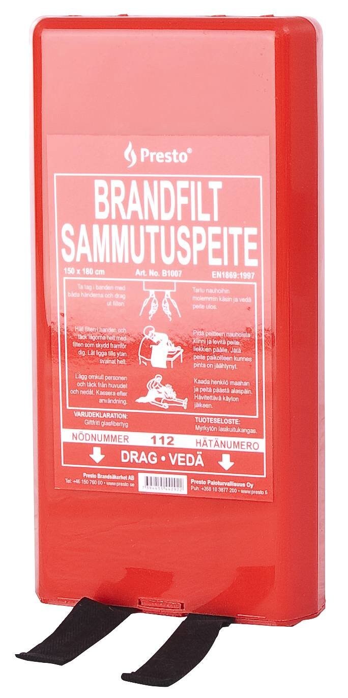 BRANDFILT I HÅRDPLAST FÖRP.